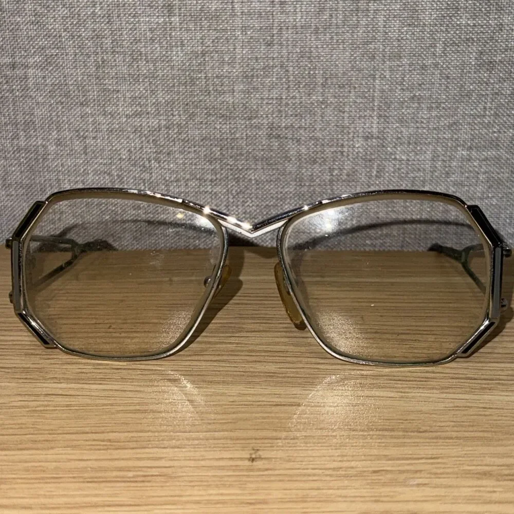 Vintage Landolfi 4022 Octagon Geometric Eyeglass Frames Retro 80s Designer HTF